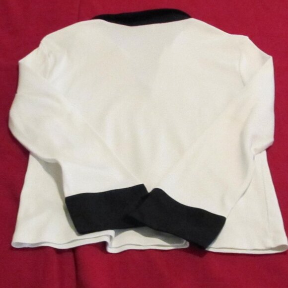 NWOT Women's Ralph Lauren Long-Sleeve Black & White Top & Barely Worn Top - Picture 11 of 13